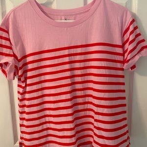 Lou & Grey Pink Striped T-Shirt